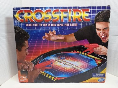 Crossfire Hasbro 2016 Edition Rapid Fire Retro Board Game Ages 7+ Used