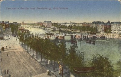 Amsterdam Niederlande Amstel Brug