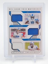 GOLLADAY/HOCKENSON/D'ANDRE SWIFT 2020 NT TRIO MATERIALS PATCH /99 #TM-DL Q5194