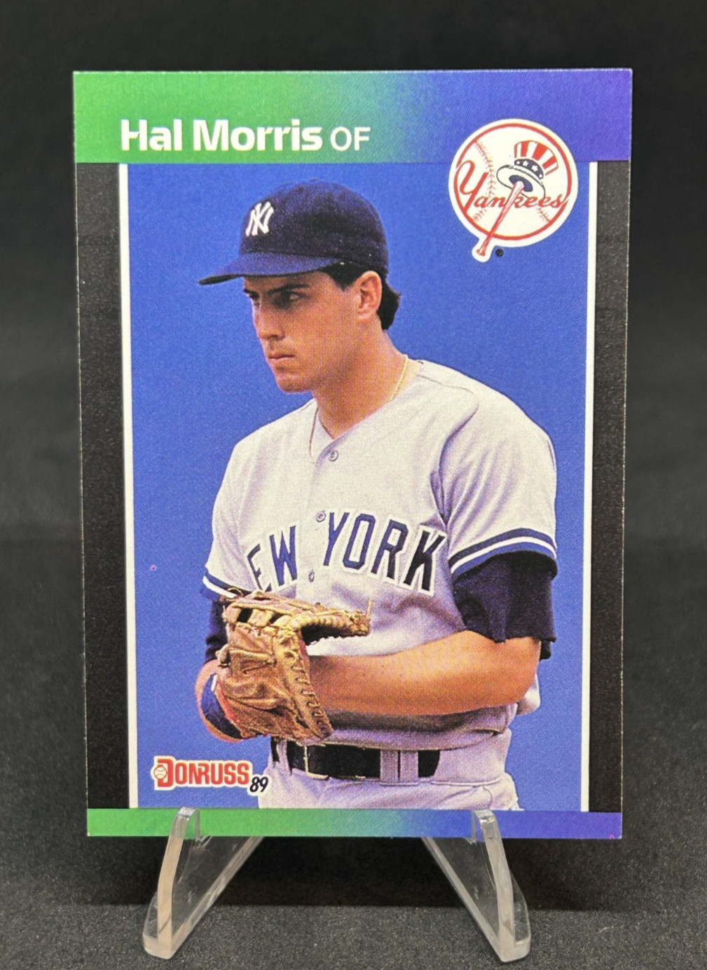 Hal Morris - RC Rookie - 1989 Donruss # 545 - New York Yankees