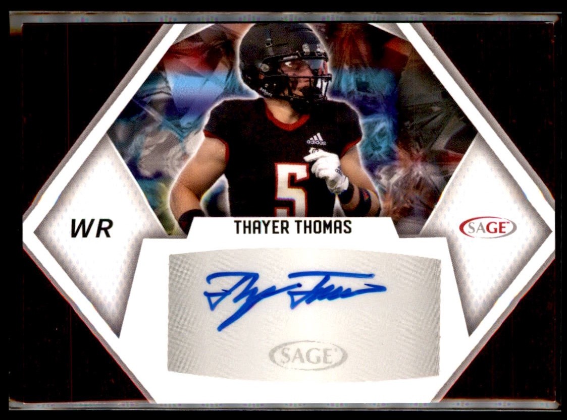 2023 SAGE HIT #A-TT3 Thayer Thomas Autographs Auto