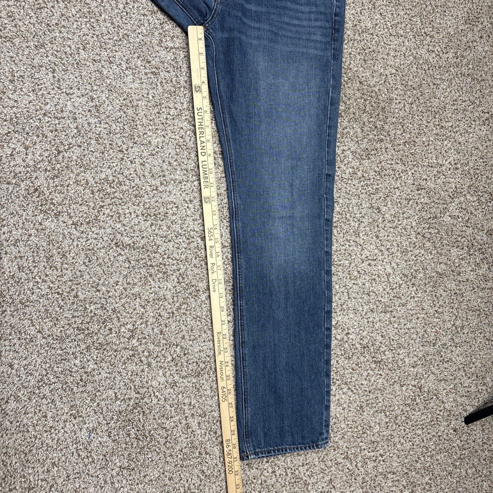 J Crew Jeans Men's 32x32 The Sutton Straight Leg Denim Fits 32 X 31 - View 8