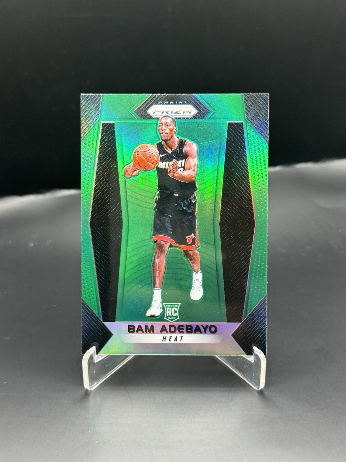 2017-18 Panini Prizm - Bam Adebayo #51 Green Prizm (RC)