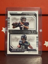 2023 Panini Contenders - Round Numbers C.J. Stroud, Jaxon Smith-Njigba #4 (RC)