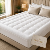HOTEL QUALITY MATTRESS TOPPER 10CM/4-INCH THICK DEEP TOPPERS SINGLE DOUBLE KING