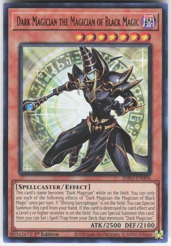 Dark Magician the Magician of Black Magic INFO-JP006 YuGiOh Japanese The Infinite Forbidden card