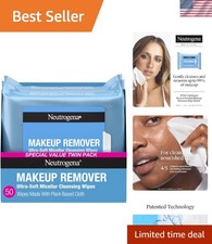Makeup Remover Wipes Micellar Alcohol-Free Face Towelettes Remove Waterproof ...