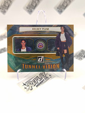 2026 Donruss WNBA Kelsey Plum Tunnel Vision #10 Green Fireworks /399 Sparks