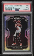 2020 Panini Chronicles Prizm Black Silver Joe Burrow #PB-1 PSA 9 MINT v9t