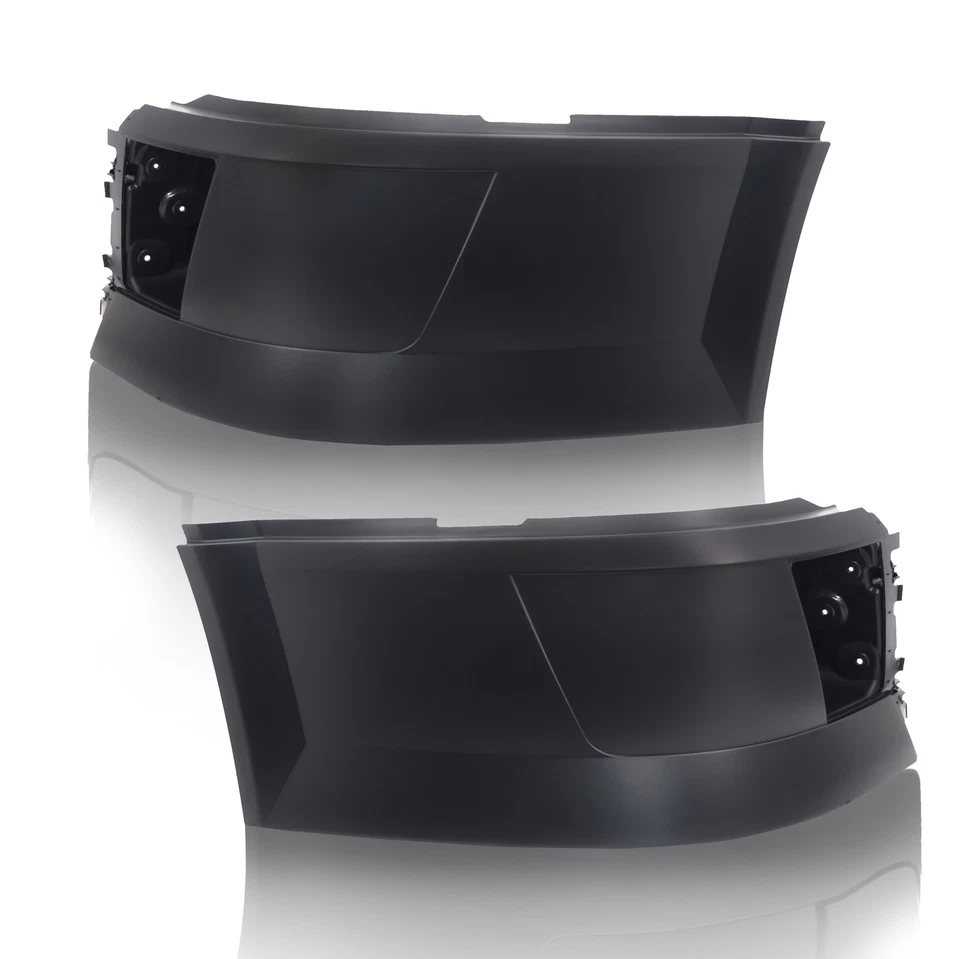 Bumper Set Pair Left Right Center with Fog Light Hole for Volvo VNL 2004 - 2015 Foto 2 de 4