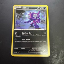 Pokemon Sableye 62/108 - BW Dark Explorers - Non Holo - Played