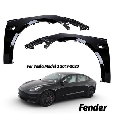 Front Side Fenders For Tesla Model 3 2017-23 PBSB Painted 1081400E0D 1081401E0D