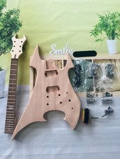 US Warehouse DIY Electric Guitar Kit BC Electric Guitar Mahogany Body Fast Ship