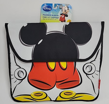 Disney Mickey Mouse Funda Acolchada 15" Laptop Computadora Tableta Funda Protectora