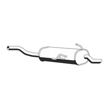 ERNST Endschalld�mpfer f�r BMW E46 / COUPE / TOURING 316i 318i M43 18107501686