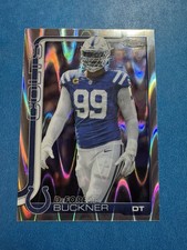 Topps Chrome 2025  DeForest Buckner #133 Ray Wave Refractor Indy Colts