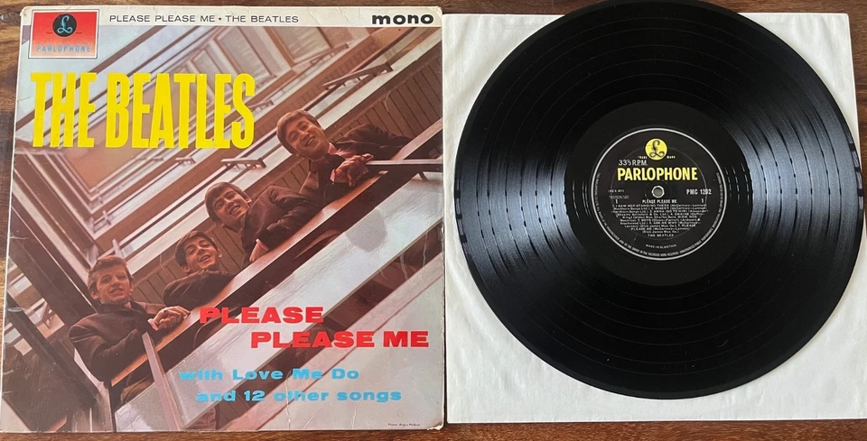 Beatles -Please Please Me LP UK Pressung 1963 PMC MONO RARE DECCA CONTRACT PRESS - Bild 2 von 4