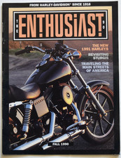 HARLEY-DAVIDSON ENTHUSIAST MAGAZINE - FALL 1990 - The New 1991 Harleys