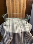 Pyrex #213 Clear Glass Loaf Pan - 1.5 Qt Baking Dish with Handles AA