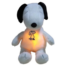 Breathing Snoopy Glow Plush Toy with Relaxing Music Perfect Bedtime Friend