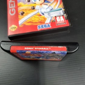 Sonic The Hedgehog Spinball / Pinball SEGA Genesis No Manual Clean & Tested 