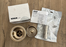 KOHLER Duostrainer Sink Strainer Tailpiece Set 8801BV Vibrant Brushed Bronze NIB