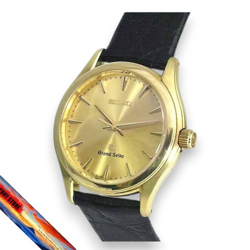 Grand Seiko SBGX016 Men's 18K Yellow Gold Quartz Watch 9F610A3...
