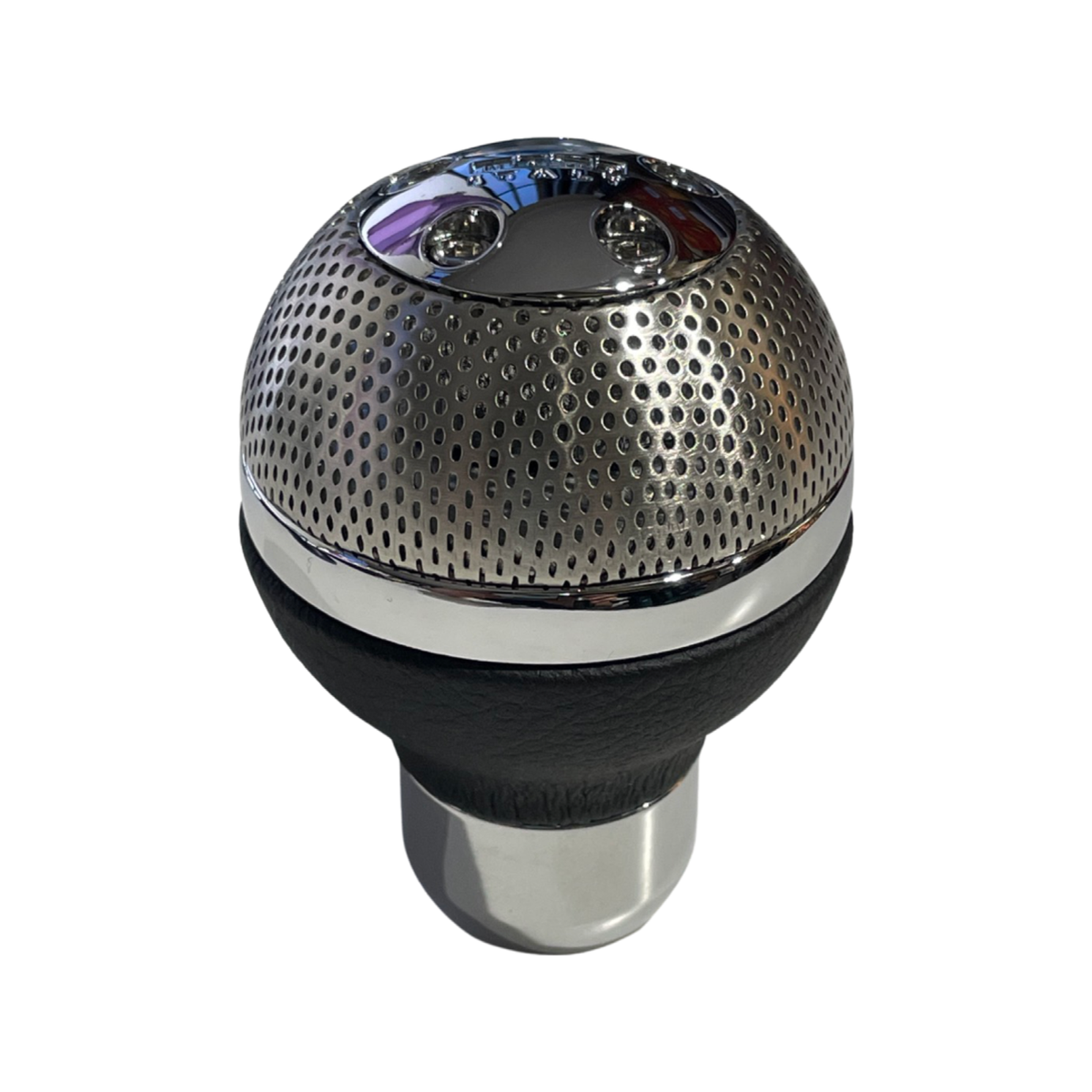 MOMO Gear Knob Sphere Airmetal Black Leather | eBay