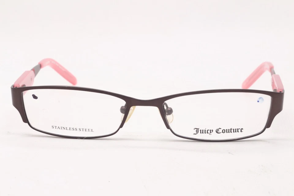 NEW JUICY COUTURE JU100 0JFL BROWN PINK AUTHENTIC DESIGNER EYEGLASSES 52-16 - Image 2 of 4