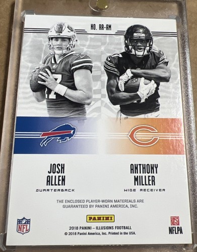 Josh Allen Anthony Miller 2018 Panini Illusions Rookie Reflection 018/100 - 第 2/3 張圖片