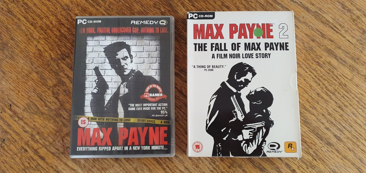 Man CD Blu-ray 各種 MAX PAYNE 1 & 2 - PC CD-ROM GAMES- VGC | eBay UK
