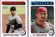 2024 Topps Heritage White Border Parallel w/ RC - You Pick From A List