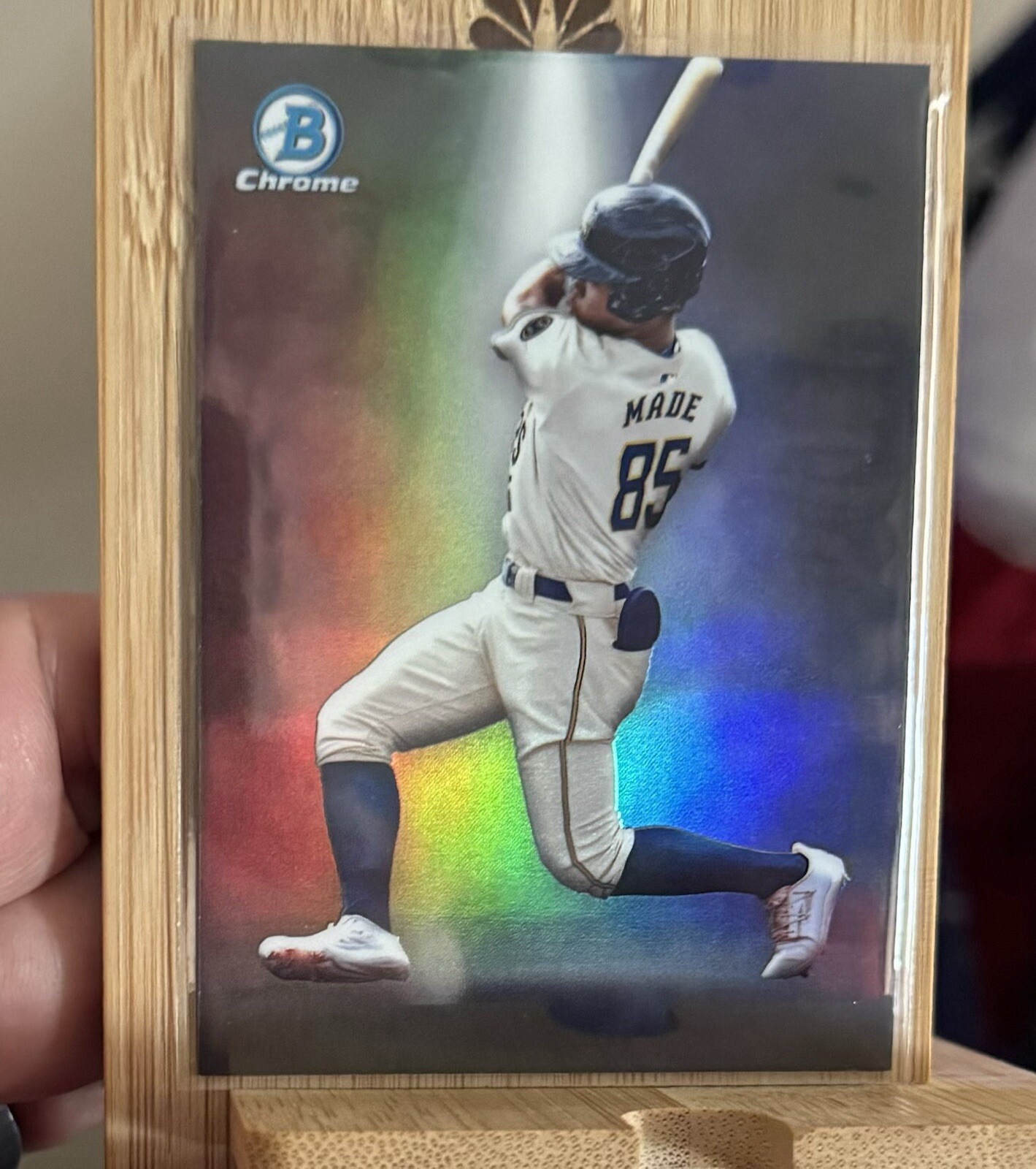 Jesus Made 2025 Bowman Chrome #BS-4 Bowman Spotlight SSP Brewers