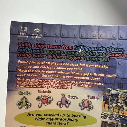 Egg Mania: Eggstreme Madness (Nintendo GameCube) ~ Original Case & Manual Only - Picture 8 of 9