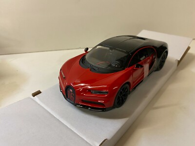 Bugatti Chiron Sport, Maisto Modell Modellauto 1:24  rot/schwarz