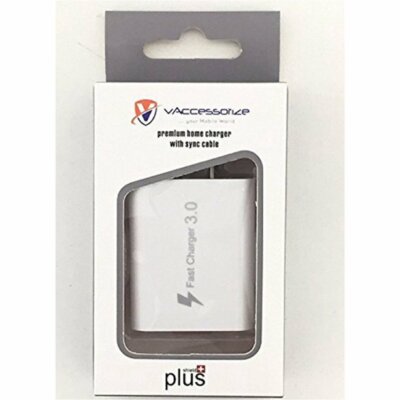 Qualcomm 3.0 Certified Quick Charge High Speed Fast Wall Charger for Samsung