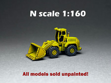 N Scale 1:160  Front Loader - UNPAINTED, NOT A TOY 