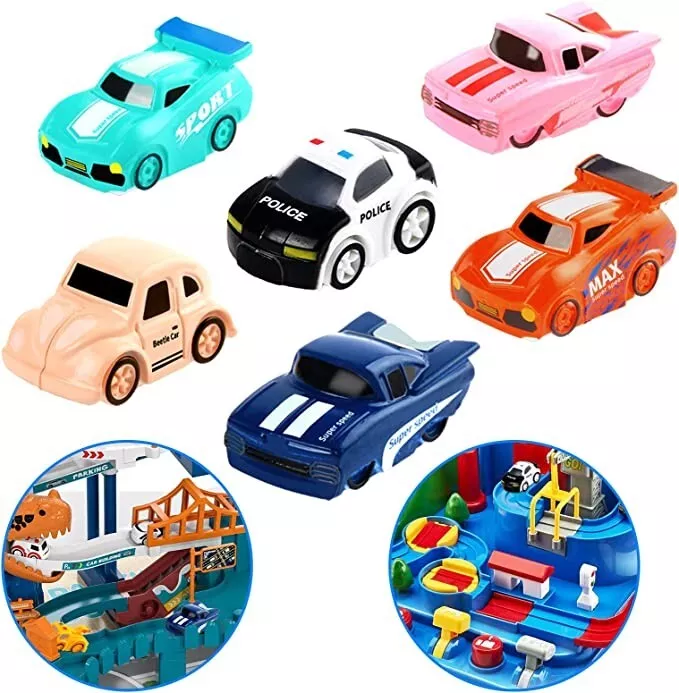 tab Modstander Arthur Conan Doyle 6 Pack Large Car Adventure Toy Accessories Race Track With Mini Cars Kids  Toys | eBay