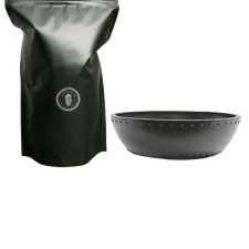 Round Mica Pot & Lyte Serenity Bonsai Soil (1lb)