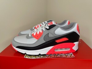 Nike Air Max 90 White Infrared 2020 Mens CT1685 100 | eBay