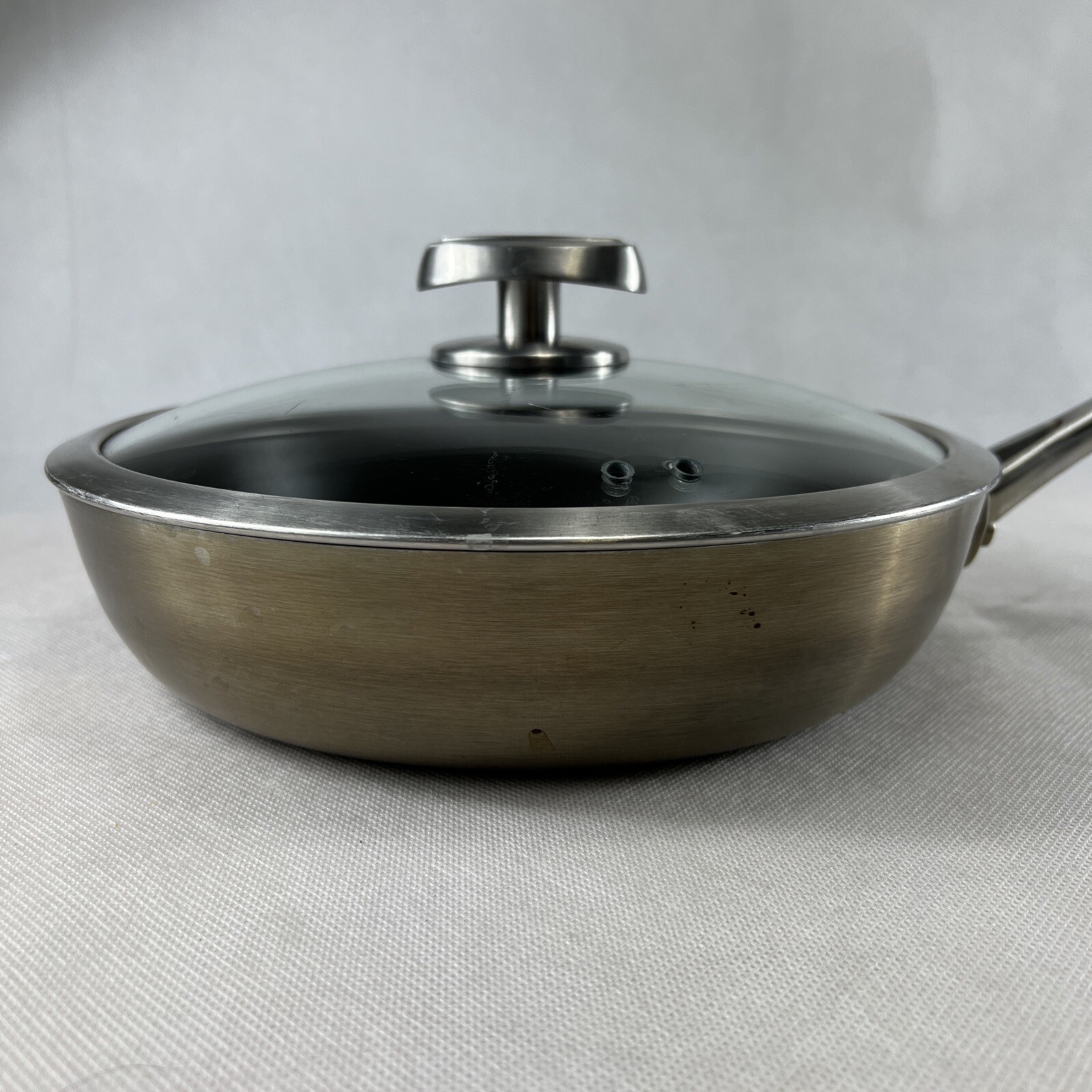 Titanium Scanpan Scanpan CTQ Ceramic Titanium K-03 Induction Frying Pan Non Stick 10.5 ...