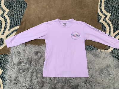 Exist Kids Panama City Beach T-Shirt Purple Graphics X-Large