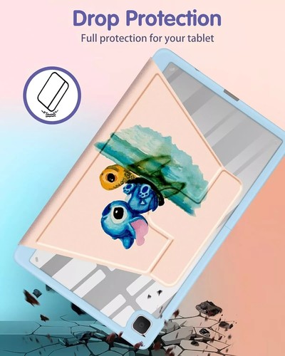 Stitch Lilo Blue Case for Samsung Galaxy Tab A7 Lite , 8.7 Inch 2021 Hi Quality - Picture 5 of 6