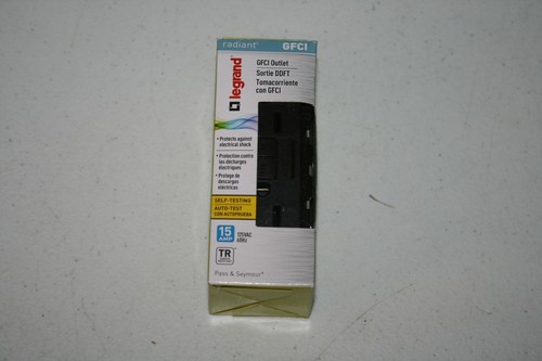 Legrand 1597TRCCD4 Tamper-Resistant Self-Test Duplex GFCI Brown, 125V, 15A
