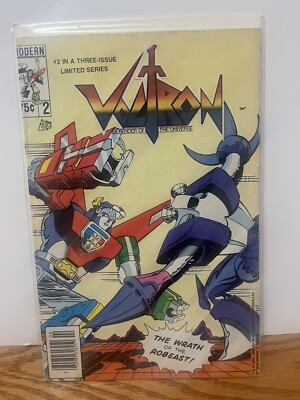 Voltron #2 In A Three-Issue Limited Series. Modern, 1984. Fast shipping