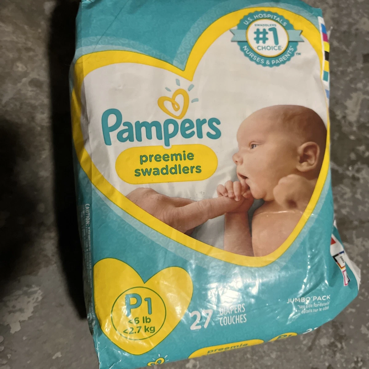Pampers Swaddlers Preemie