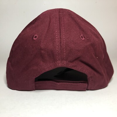 Balenciaga Logo Visor Cap Burgundy Size Large | eBay