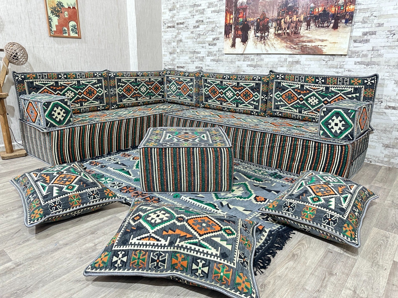 Arabic Corner Majlis Oriental Seating Set