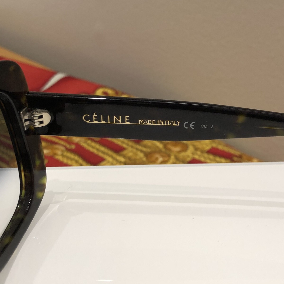 Celine sunglasses CL41044/s VTG Celine sunglasses brown leopard CL41044/S 086Z3... | Depop main image 4