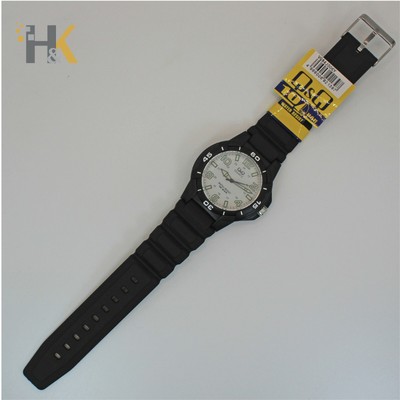 Q Q By Citizen Diver 10 Bar Water Resist Vq84j006y Quartz Watch St Steel Back Ebay